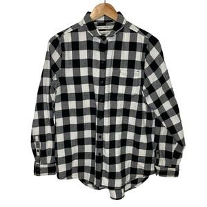 Woolrich Plaid Button Up S Womens Pemberton Flannel Pocket Collared Casual
